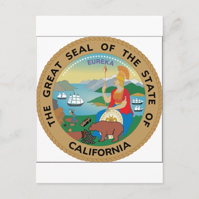 California State Seal Postcard (Front)