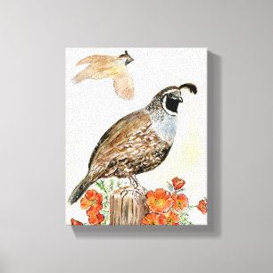 California Stretched Canvas Print