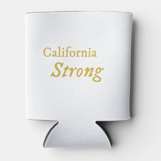 California Strong   Can Cooler (Front)