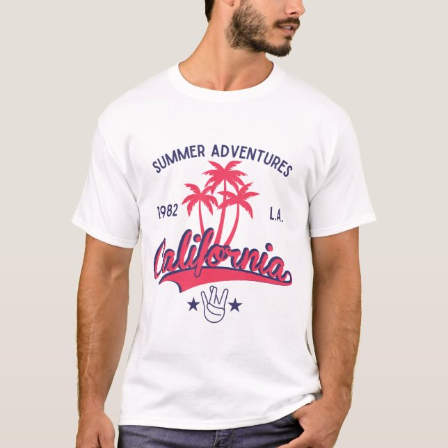California summer adventure T-Shirt (Front)