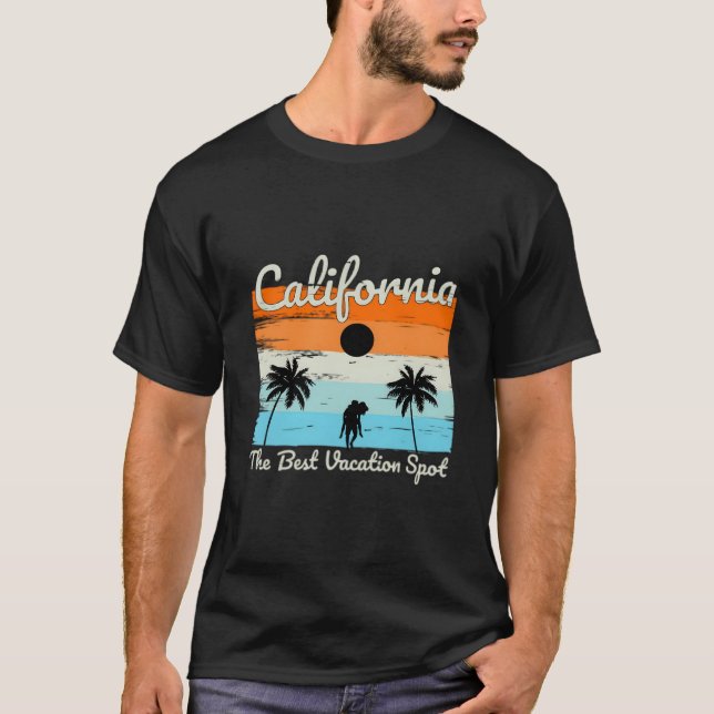 California Summer Beach T-Shirt (Front)