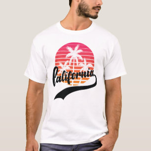 California Summer Retro Sunset Men's T-Shirt
