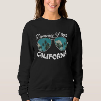California Summer Vibes Family Funny Beach Group T Sweatshirt
