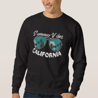 California Summer Vibes Family Funny Beach Group T Sweatshirt