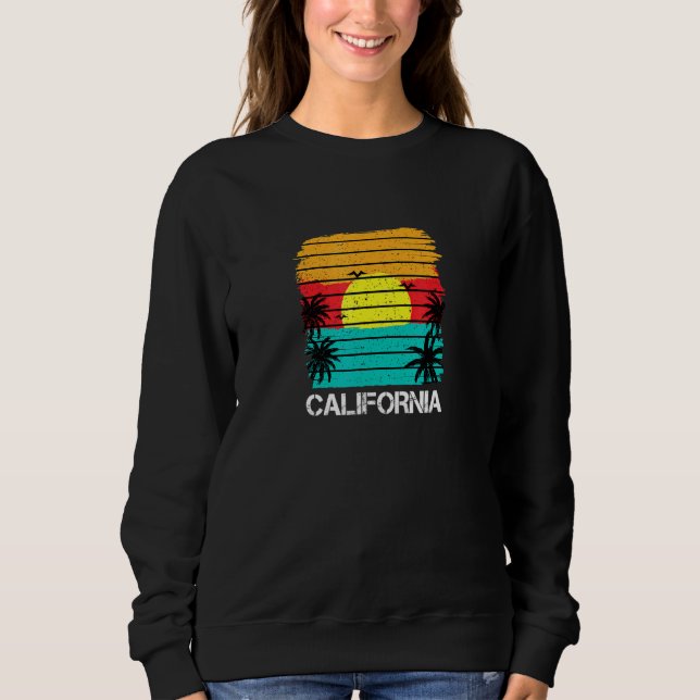 California Sun Palm Trees Sweatshirt (Front)