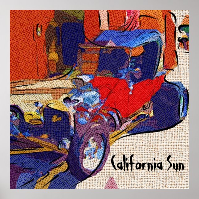 California Sun Poster (Front)