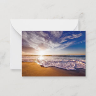 California sunset...breathtaking card