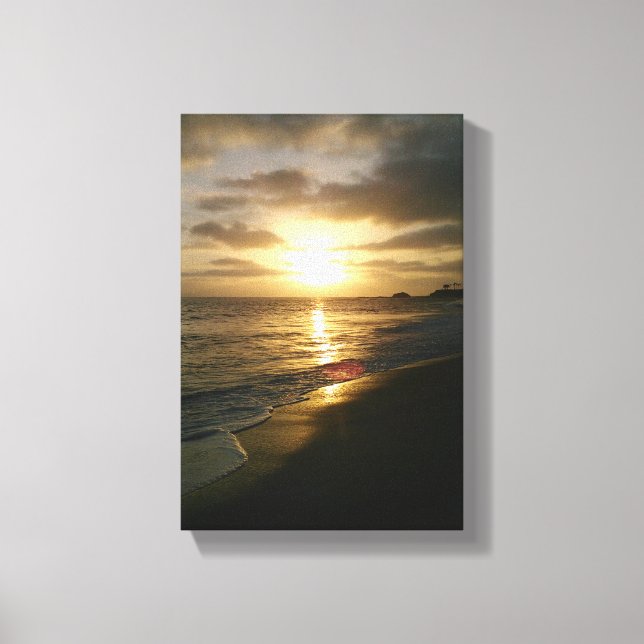 California Sunset Canvas Print (Front)