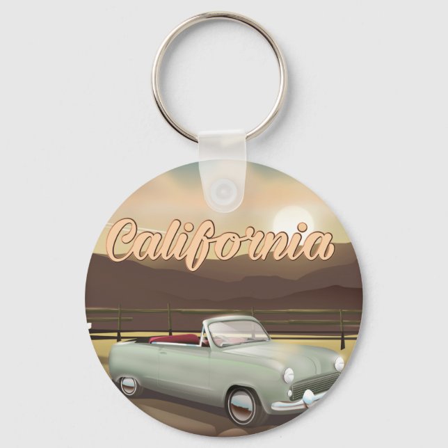 California Sunset Key Ring (Front)