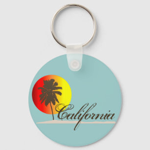 California Sunset Key Ring