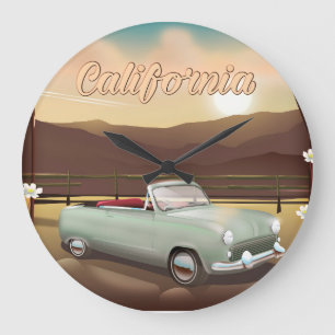 California Sunset Large Clock
