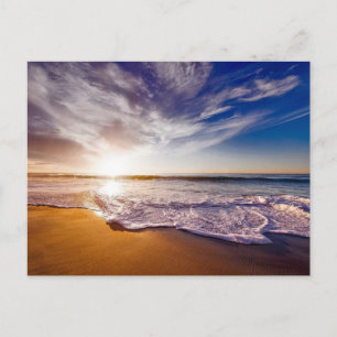 California Sunset Postcard