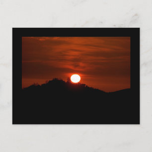 California Sunset Postcard