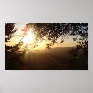California Sunset Poster