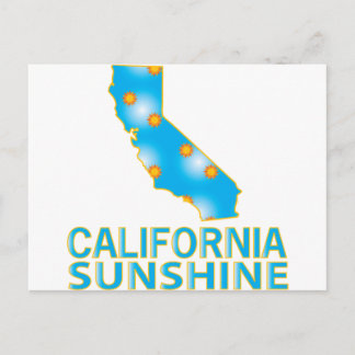 California Sunshine Postcard