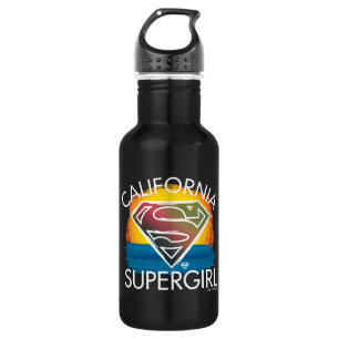California Supergirl Sunset Graphic 532 Ml Water Bottle