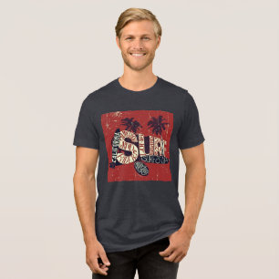 California Surf - Retro Tri-Blend Tee