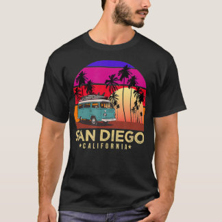 California Surf San Diego Vintage Van Surfer T-Shirt