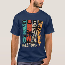 California Surf Summer Beach Surfing Design