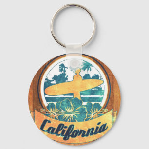 California surfboard key ring