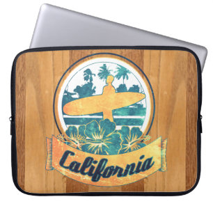 California surfboard laptop sleeve