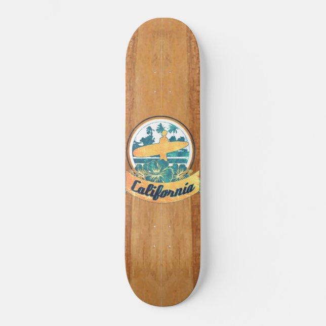 California surfboard skateboard (Front)