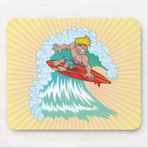California Surfer Mouse Pad