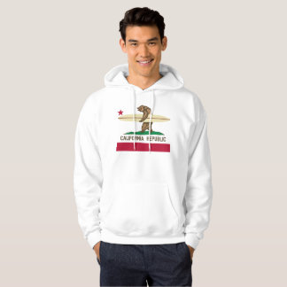 California Surfing Bear Men's Hoodie