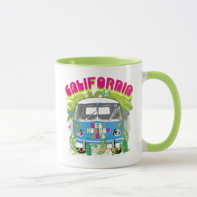 California Surfing Van Mug (Right)