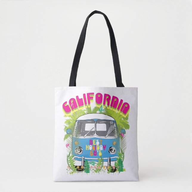 California Surfing Van Tote Bag (Front)