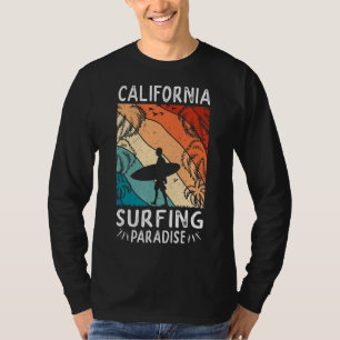California Surfing Vintage Summer Paradise Retro S T-Shirt