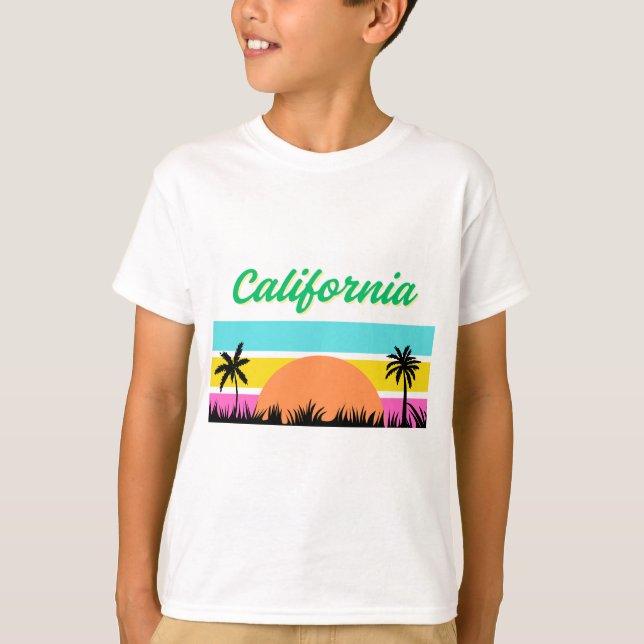 California t-shirt for kids (Front)