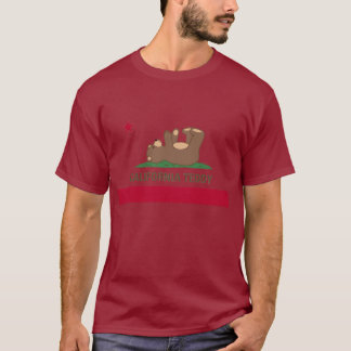 California Teddy Bear Flag T-Shirt