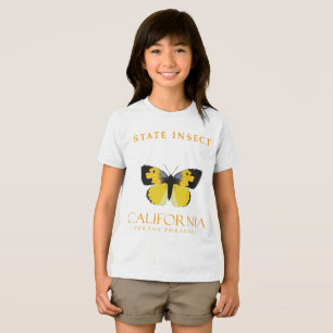 California Territory Insect The Dogface Butterfly Tri-Blend Shirt