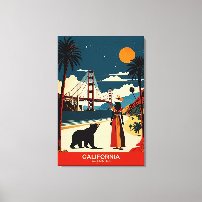 California: The Golden State Canvas Print (Front)