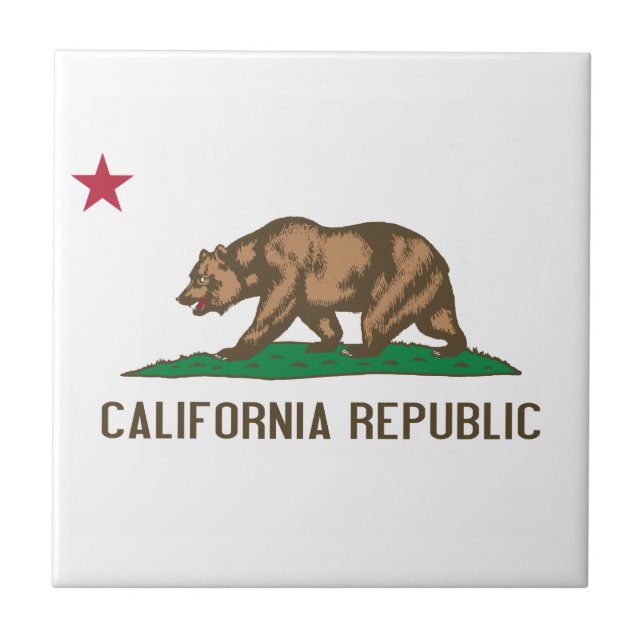 California - The Golden State Tile (Front)