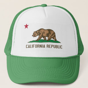 California - The Golden State Trucker Hat