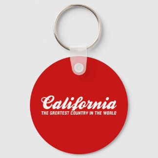 california the greatest country in the world key ring