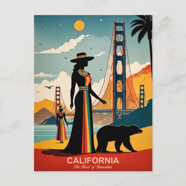 California: The Heart of Innovation Postcard (Front)