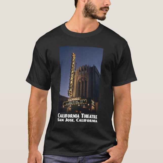 California Theatre, San Jose Dark T-Shirt (Front)