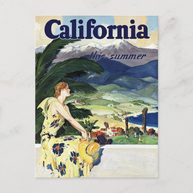 California This Summer Postcard (Front)