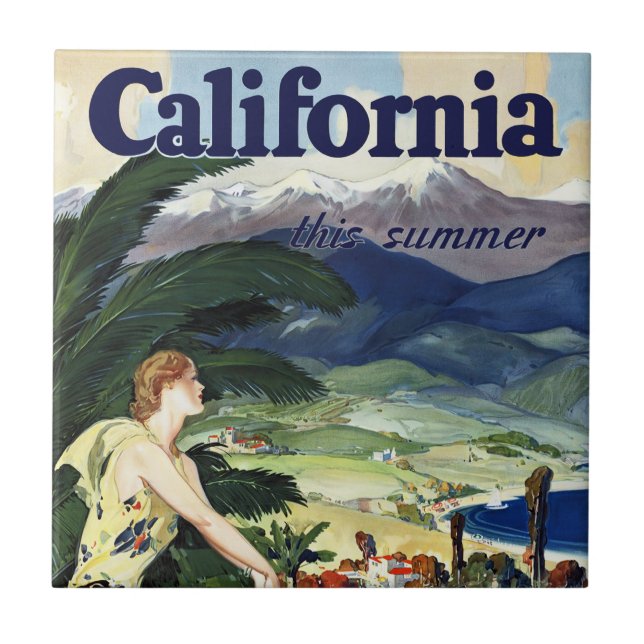 California This Summer Tile (Front)