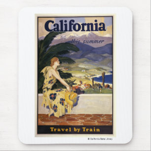 California this summer. Travel by Train  Mouse Mat