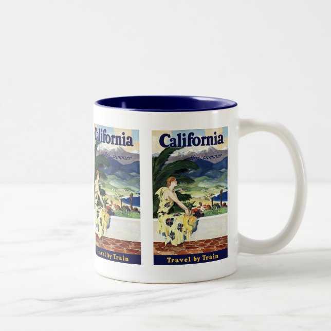 California This Summer Two-Tone Coffee Mug (Right)