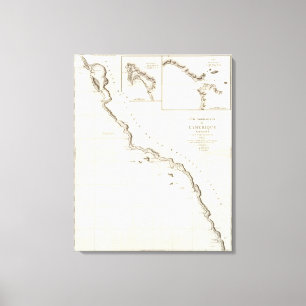 California to El Rosario Canvas Print