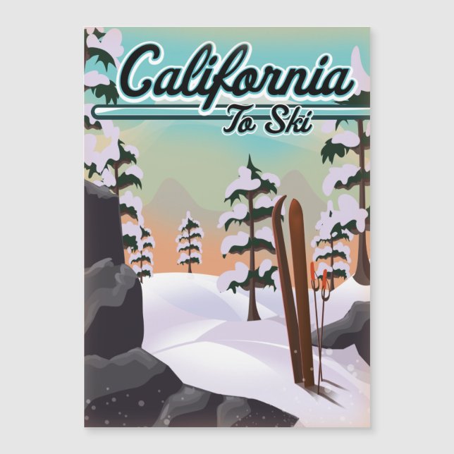 California To Ski (Front)