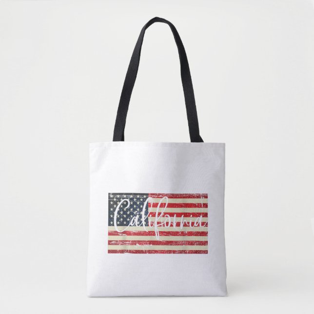 California Tote Bag Canvas Tote Christmas (Front)