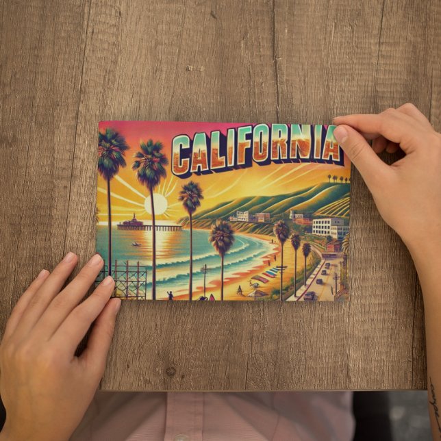 California tourist attraction postcard (Creator Uploaded)