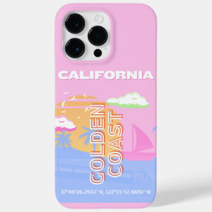 California, Travel Art, Preppy Case-Mate iPhone 14 Pro Max Case