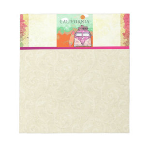 California Travel Poster Notepad